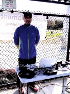 My music Home Base during the opening ceremonies for the Richmond Youth Baseball League.