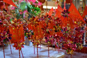 Chinese New Years Eve at Aberdeen Centre. Windmils. Health and Happiness to everyone.