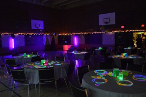 We lit up all night long!