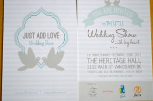 Wedding Fair in Vancouver. Hope to see you there! :)